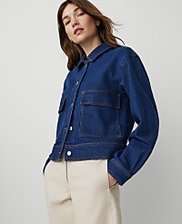 Petite Weekend Collection Denim Jacket carousel Product Image 3
