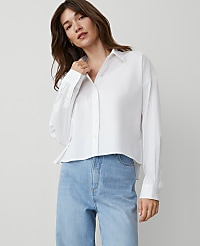 Weekend Collection Cropped Shirt carousel Product Image 1