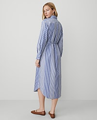 Weekend Collection Striped Midi Shirtdress carousel Product Image 2