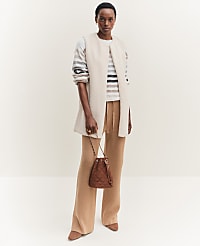 Quilted Drawstring Bucket Bag carousel Product Image 1