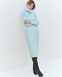 Petite Weekend Collection Ribbed Sweater Dress carousel Product Image 1