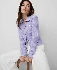 Stitched Collared Sweater Jacket carousel Product Image 3