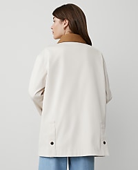 Weekend Collection Faux Leather Collared Jacket carousel Product Image 3