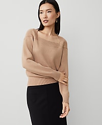 Envelope Neck Sweater carousel Product Image 1