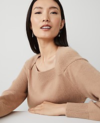 Envelope Neck Sweater carousel Product Image 3