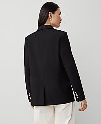 The Longline Blazer in Bi-Stretch Twill carousel Product Image 2