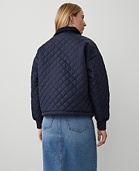 Petite Weekend Collection Quilted Bomber Jacket carousel Product Image 3