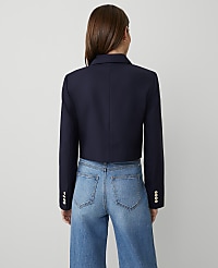 Cropped Double Breasted Blazer carousel Product Image 2