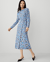 Floral Column Midi Dress carousel Product Image 2