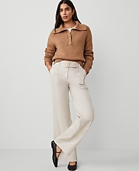 Petite Weekend Collection Belted Utility Pant carousel Product Image 1