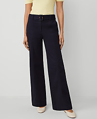 Petite Weekend Collection Belted Utility Pant carousel Product Image 3