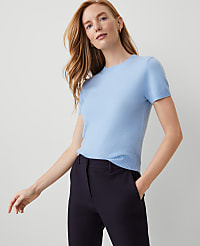 Cashmere Sweater Tee carousel Product Image 1