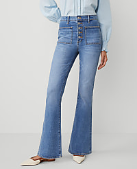 The Patch Pocket Flare Jean carousel Product Image 2