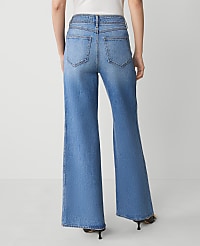 The Petite Seamed Wide-Leg Jean carousel Product Image 3