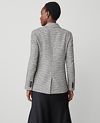 The Petite Greenwich Blazer in Plaid Tweed carousel Product Image 2