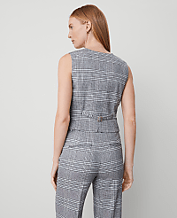 The Tailored Vest in Plaid carousel Product Image 2