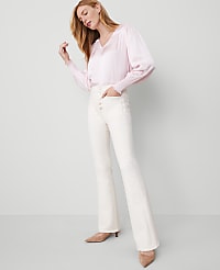 The Petite Patch Pocket Flare Jean carousel Product Image 1
