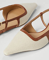 Nip Toe Slingback Flats carousel Product Image 2