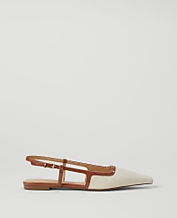 Nip Toe Slingback Flats carousel Product Image 1