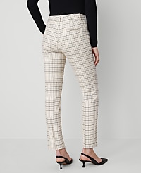 The Eva Ankle Pant in Stretch Cotton carousel Product Image 3