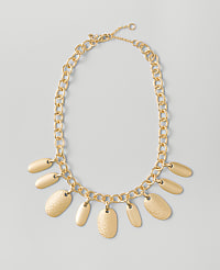 Metal Charm Statement Necklace carousel Product Image 1