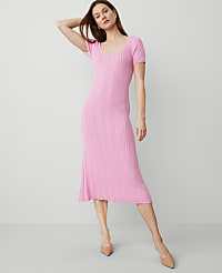 Scoop Neck Sweater Dress carousel Product Image 1