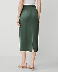 Crepe Column Midi Skirt carousel Product Image 3