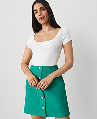 Square Neck Tee carousel Product Image 1