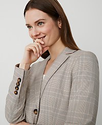 The Petite Greenwich Blazer in Plaid carousel Product Image 4