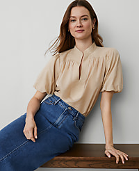 Puff Sleeve Popover carousel Product Image 3