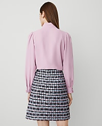 Tweed Button Skirt carousel Product Image 2