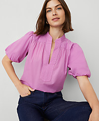 Puff Sleeve Popover carousel Product Image 3