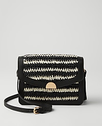 Weekend Collection Striped Raffia Crossbody Bag carousel Product Image 1