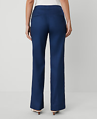 The Petite Patch Pocket Boot Pant in Linen Blend - Curvy Fit carousel Product Image 2