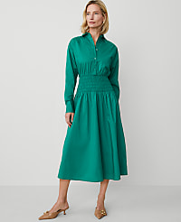 Flare Midi Shirtdress carousel Product Image 2