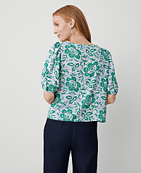Floral Boatneck Popover carousel Product Image 2