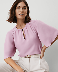 Draped Sleeve Blouse carousel Product Image 3
