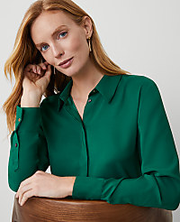 Satin Essential Shirt carousel Product Image 3
