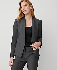 The Petite Cutaway Blazer in Bi-Stretch carousel Product Image 1