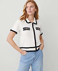 Tipped Fringe Button Top carousel Product Image 1