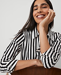 Striped Relaxed Perfect Shirt carousel Product Image 3