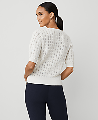 Wavy Stitch Wedge Sweater carousel Product Image 3
