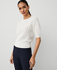 Wavy Stitch Wedge Sweater carousel Product Image 2