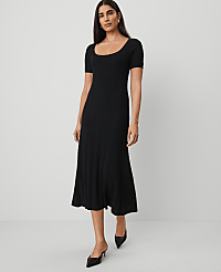 Scoop Neck Sweater Dress carousel Product Image 1