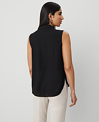 Shirred Yoke Sleeveless Shirt carousel Product Image 2