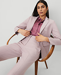 The Long Notched One Button Blazer carousel Product Image 4
