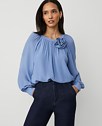 Petite Rosette Raglan Top carousel Product Image 2