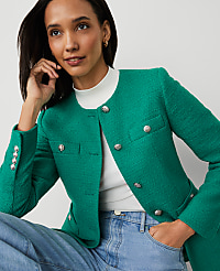 Tweed Split Hem Jacket carousel Product Image 5
