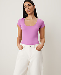 Square Neck Tee carousel Product Image 1