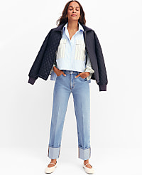The Cuffed Straight Jean carousel Product Image 1